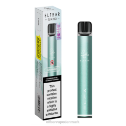 ELFBAR ELFA PRO pod kit - genopladeligt | 6T6D77 Elf Bar Danmark twilight cyan + grøn mynte