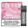 ELFBAR ELFA færdigfyldt pod (2 pakke) | 6T6D111 Elf Bar Vape Danmark lyserød limonade