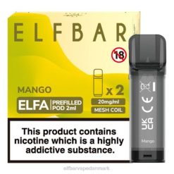ELFBAR ELFA færdigfyldt pod (2 pakke) | 6T6D118 Elf Bar København mango