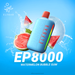 ELFBAR EP8000 engangs vape | 6T6D307 Elf Bar Danmark vandmelon tyggegummi