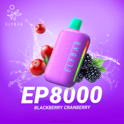 ELFBAR EP8000 engangs vape | 6T6D308 Elf Bar København brombær tranebær