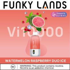 ELFBAR Funky Lands Vi10000 engangs vape | 6T6D388 Elf Bar København vandmelon hindbær duo is