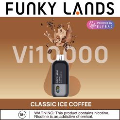 ELFBAR Funky Lands Vi10000 engangs vape | 6T6D398 Elf Bar København klassisk iskaffe