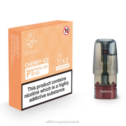 ELFBAR Mate 500 P1 færdigfyldte bælg (2 pakker) | 6T6D156 Elf Bar Vape Danmark kirsebæris