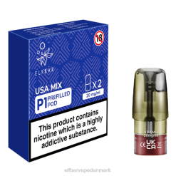 ELFBAR Mate 500 P1 færdigfyldte bælg (2 pakker) | 6T6D166 Elf Bar Vape Danmark usa blanding