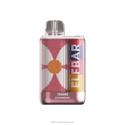 ELFBAR TE6000 engangs vape | 6T6D322 Elf Bar Danmark jordbær