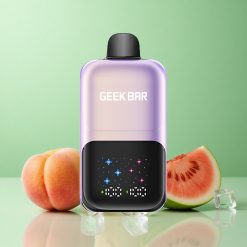 GEEK BAR 2GO 50000 Puffs Fersken Mango Vandmelon Is Interaktivt Stort Skærm Denmark wholesalers
