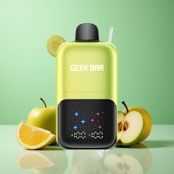 GEEK BAR 2GO 50000 Puffs Syrligt Æble Is Med Interaktivt Stor Skærm & 3-Trins Justerbar Smag/Kølighed Denmark wholesalers