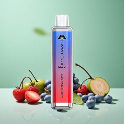 Hayati Pro Max 4000 Puffs Blå Hindbær Kirsebær Opladelig Batteri Denmark wholesalers