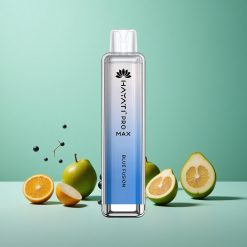 Hayati Pro Max 4000 Puffs Dual 1,1 Ohm Mesh Coil Blå Fusion Opladelig Denmark wholesalers