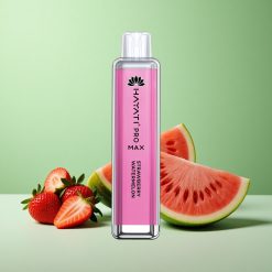 Hayati Pro Max 4000 Puffs Genopladelig Batteri Jordbær Vandmelon Denmark wholesalers