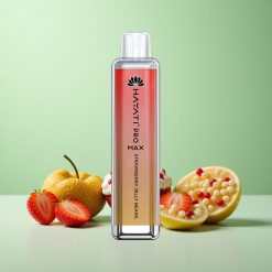 Hayati Pro Max 4000 Puffs Jordbær Gelé Bønner Opladelig Batteri & 2ml Tank Denmark wholesalers