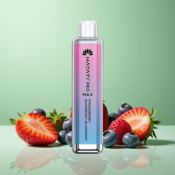 Hayati Pro Max 4000 Puffs Jordbær Hindbær Blåbær Opladelig Batteri 1400mAh Denmark wholesalers