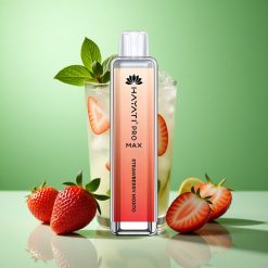 Hayati Pro Max 4000 Puffs Jordbær Mojito Opladelig Batteri & 1400mAh Denmark wholesalers