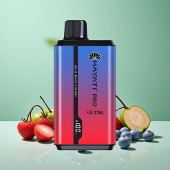 Hayati Pro Ultra 15000 Puffs Blå Hindbær-Kirsebær 2 12ml Denmark wholesalers