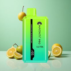 Hayati Pro Ultra 15000 Puffs Citron & Mynte Blå Razz & Mynte 2 12ml Denmark wholesalers