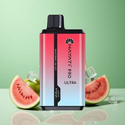 Hayati Pro Ultra 15000 Puffs Vandmelon Is 2 12ml E-Væske Kapacitet Denmark wholesalers