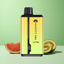 Hayati Pro Ultra 15000 Puffs Vandmelon Kiwi Passionsfrugt 2 12ml Denmark wholesalers