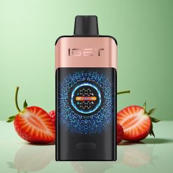 IGET ONE 12000 Puffs Almindelig Tilstand Jordbær Hindbær 2700 mAh Batterikapacitet Denmark wholesalers