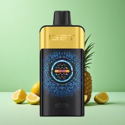 IGET ONE 12000 Puffs Almindelig Tilstand Kiwi Ananas 2700 mAh Batterikapacitet Denmark wholesalers