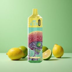 JNR Alien 10000 Puffs Citron & Lime 20ml E-væske Type-C Hurtigopladning Denmark wholesalers