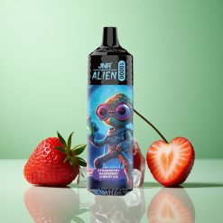 JNR Alien 10000 Puffs Jordbær Hindbær Kirsebær Is 850mAh Batterikapacitet Type-C Hurtigopladning Denmark wholesalers