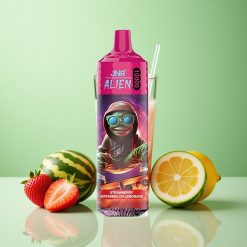 JNR Alien 10000 Puffs Jordbær Vandmelon Lemonade 850mAh Batterikapacitet Type-C Hurtigopladning Denmark wholesalers