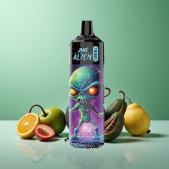 JNR Alien 10000 Puffs Sort Is 850mAh Batteri 20ml E-væske Denmark wholesalers