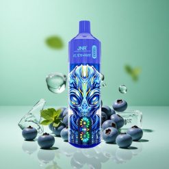 JNR Alien Max 18000 Puffs Blåbær På Is med Smart LED-display og 28ml E-væske Denmark wholesalers