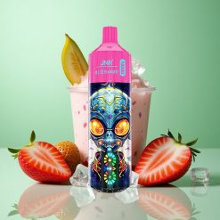 JNR Alien Max 18000 Puffs Jordbær Is Smart LED Display Dual Mesh Coil Denmark wholesalers