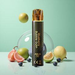 JNR Black&Golden 600+200 Puffs Blåbær Tyggegummi 550mAh 2ml Denmark wholesalers