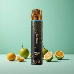 JNR Black&Golden 600+200 Puffs Hr. Blå 550mAh Batterikapacitet 2ml E-Væskekapacitet Denmark wholesalers