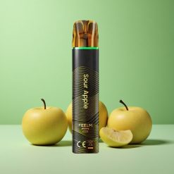 JNR Black&Golden 600+200 Puffs Sur Æble 550mAh 2ml Denmark wholesalers