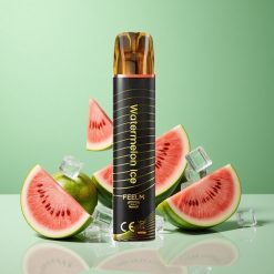 JNR Black&Golden 600+200 Puffs Vandmelon Is 550mAh 2ml Denmark wholesalers