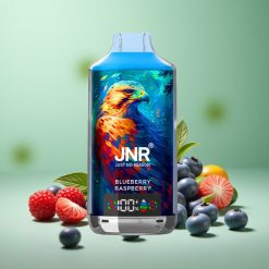 JNR Falcon X 18000 Puffs Blåbær Hindbær Dual Mesh Coil Digital Display Denmark wholesalers