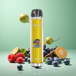 JNR Gold380 6000 Puffs Blåbær Sur Hindbær 1.0ohm Mesh Coil 13ml e-Væske Kapacitet Denmark wholesalers