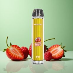 JNR Gold380 6000 Puffs Disposable Vape Jordbær Hindbær 1500mAh Batterikapacitet 1.0ohm Mesh Coil Denmark wholesalers