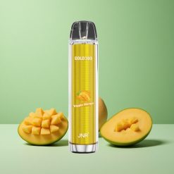 JNR Gold380 6000 Puffs Disposable Vape Triplet Mangofarvet 1500mAh Batterikapacitet Denmark wholesalers