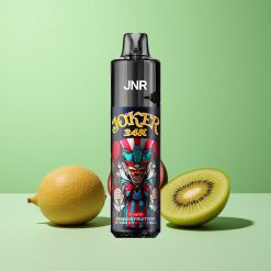 JNR Joker 24000 Puffs Passionfrugt Kiwi 2% Nikotinindhold Synligt E-væskeniveau Denmark wholesalers