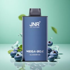 JNR Mega Box 25000 Puffs Blåbær Is 30ml E-væske Kapacitet Type-C Hurtigopladning Denmark wholesalers