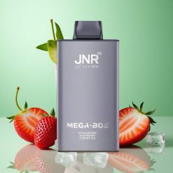 JNR Mega Box 25000 Puffs Jordbær Hindbær Kirsebær Is 30ml E-væske Kapacitet Type-C Hurtigopladning Denmark wholesalers