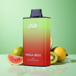 JNR Mega Box 25000 Puffs Kiwi Vandmelon Is 30ml E-væske Kapacitet Type-C Hurtigopladning Denmark wholesalers