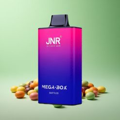 JNR Mega Box 25000 Puffs Skittles Smag 30ml E-væske Kapacitet Type-C Hurtigopladning Denmark wholesalers