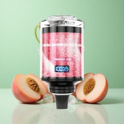 JNR Mega Shisha Hookah 100000 Puffs Peach Is (ferskenis) 60ml e-væske Denmark wholesalers