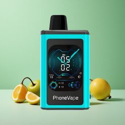 JNR PhoneVape 30000 Puffs Justerbar Luftgennemstrømning App-kontrolleret Miami Mynte Denmark wholesalers