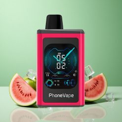 JNR PhoneVape 30000 Puffs Justerbar Luftgennemstrømning App-kontrolleret Vandmelon Is Denmark wholesalers
