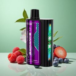 JNR Radiance 31000 Puffs Blåbær Sur Hindbær 28ml E-liquid Smart Animation Screen Denmark wholesalers