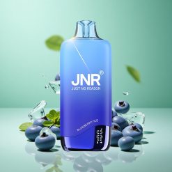 JNR Rainbow 10500 Puffs Blåbær Is 18ml e-Liquid Tank 600mAh Batterikapacitet Denmark wholesalers