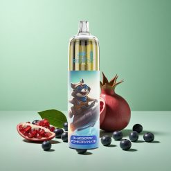 JNR Rocket-X 12400 Puffs Blåbær Granatæble Justerbar Luftstrøm 25ml e-Væske Kapacitet Denmark wholesalers