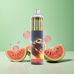 JNR Rocket-X 12400 Puffs Vandmelon Bubblemundsmag Justerbar Luftgennemstrømning Type-C Hurtigopladning Denmark wholesalers